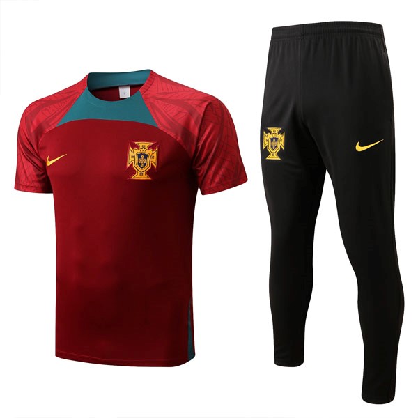 Camiseta Portugal Conjunto Completo 2022-2023 Rojo